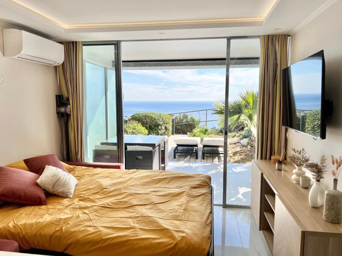 Luxueux Appartement - Vue Mer - Piscine - Free Parking - Monaco Cap-d'Ail Exterior foto