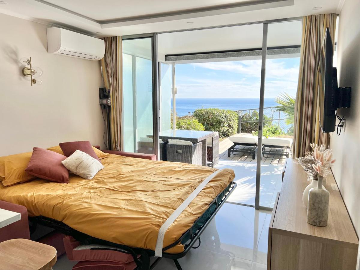 Luxueux Appartement - Vue Mer - Piscine - Free Parking - Monaco Cap-d'Ail Exterior foto